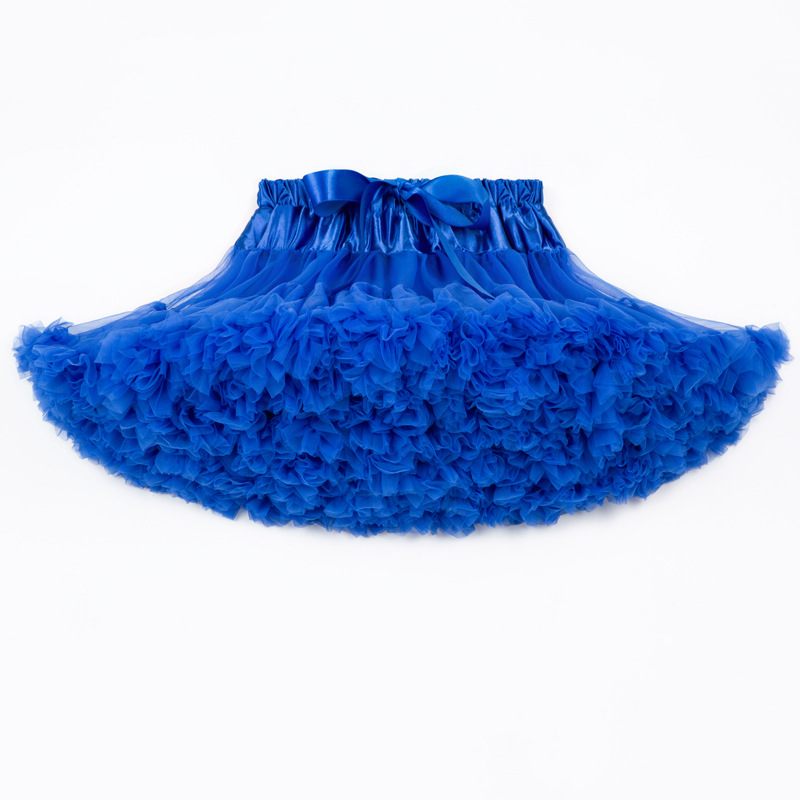 Song Ni flor niña tutu falda primavera verano niños vestido de un año falda de media longitud falda de conejo falda de princesa tutú