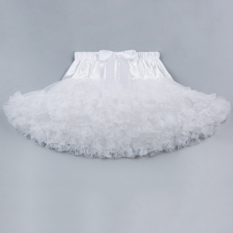 Song Ni flor niña tutu falda primavera verano niños vestido de un año falda de media longitud falda de conejo falda de princesa tutú