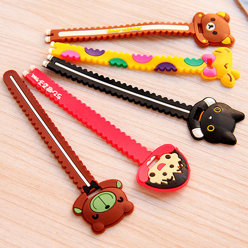 Cute Cartoon Creative Data Cable Winder Cable Manager Headphone Cable Storage Sawtooth Cable Winder Cable Winder