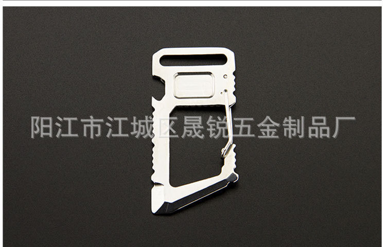 Quartet climbing lock gift EDC small tool multi -function stainless…