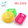 Small toy, children's family kitchen, plastic basket with accessories