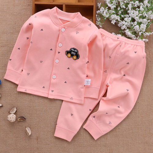 Baby clothes, autumn clothes, long pants, pure cotton, Category A, children, newborns, children's clothing, pajamas, spring cardigans, underwear sets