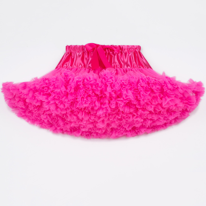 Song Ni flor niña tutu falda primavera verano niños vestido de un año falda de media longitud falda de conejo falda de princesa tutú