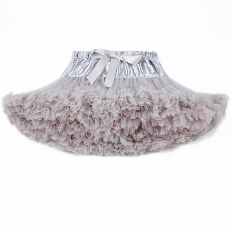 Song Ni flor niña tutu falda primavera verano niños vestido de un año falda de media longitud falda de conejo falda de princesa tutú