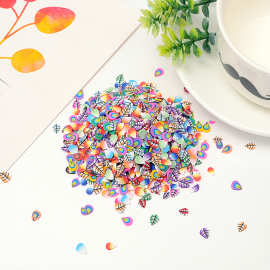 定制DIY软陶贴干花片美甲干花软陶饰品软陶指甲贴手机贴软陶片