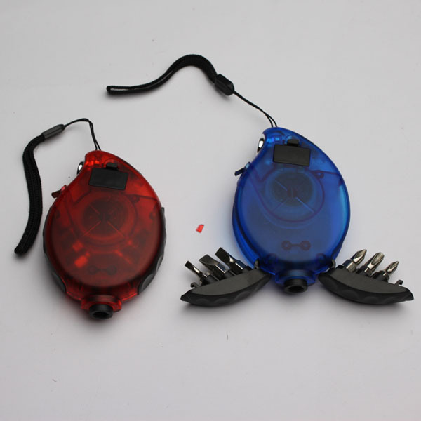 鸟形镙丝刀 带灯工具 LED螺丝刀 组合螺丝刀