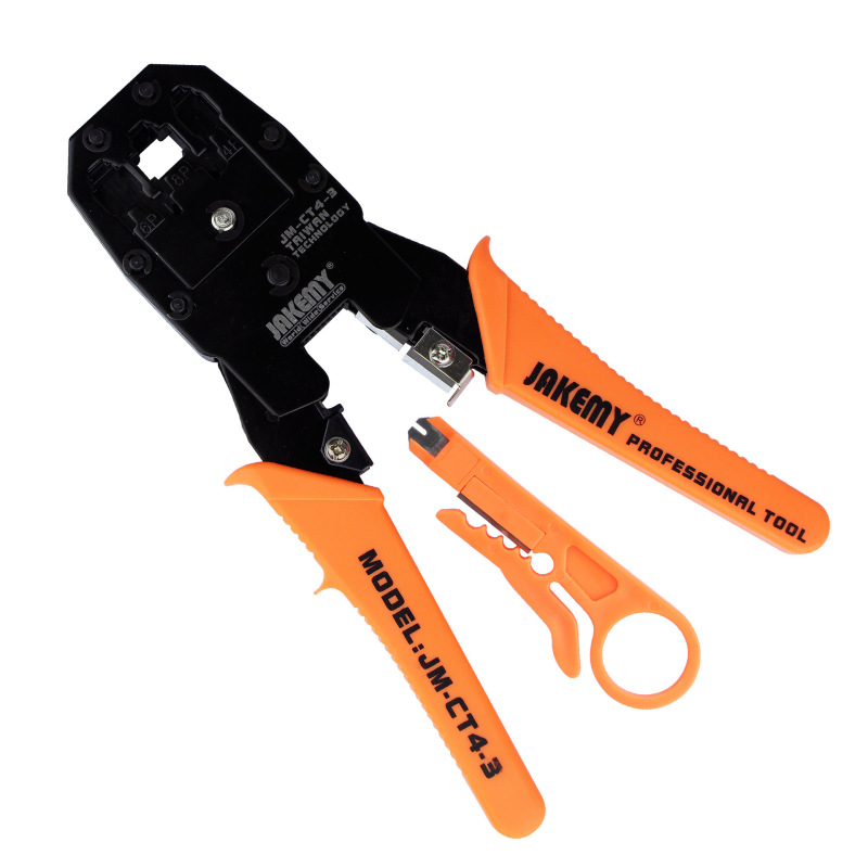 Network Cable Crimping Pliers Category 5 and Category 6 Network Tools Network Cable Crimping Pliers Jm-Ct4-3 Network Cable Crimping Pliers Category 5 and Category 6 Network Tools Network Cable Crimping Pliers Jm-Ct4-3