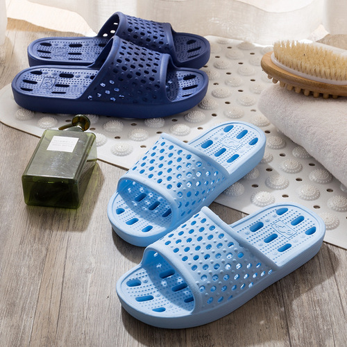 Bathroom Slippers EVA Hotel Wholesale Home Slippers Hollow Leakage Lightweight Summer Couple Breathable Sandal Slippers