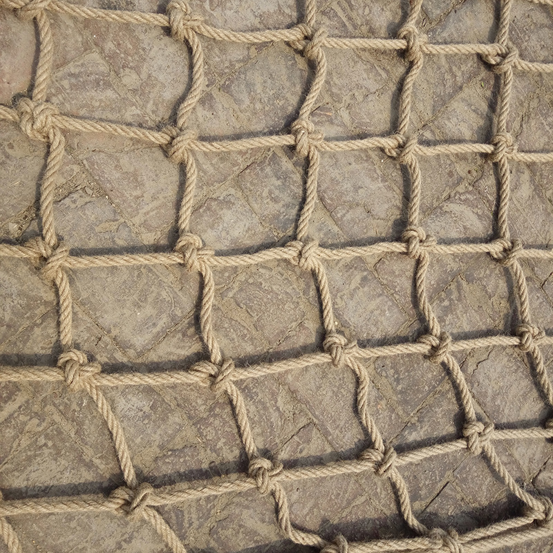 麻绳网 攀爬网 吊顶麻绳 楼梯防护网体能拓展攀爬训练网兜批发