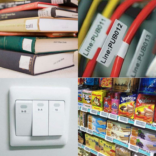 Suitable for DYMO D1 self-adhesive label paper ribbon 12mm 45013 LM-160/280 printing stickers