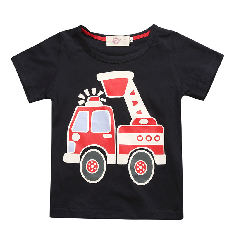 Children's clothing spring and autumn Europe and the United States Fan boys car lattice shirt T-shirt jeans three-piece suit factory wholesale agent