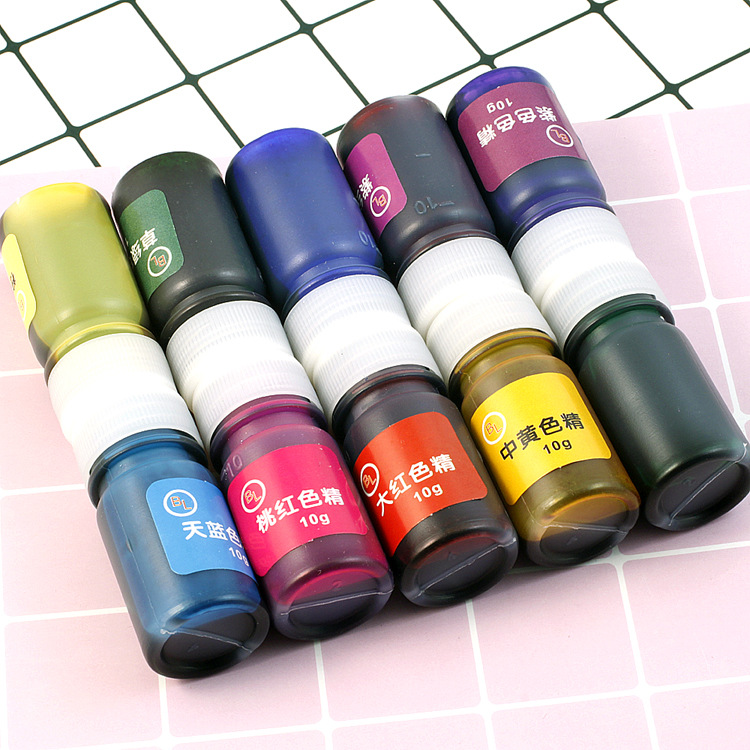 10g color essence uv crystal drop glue AB glue iy epoxy resin color essence oily dye pigment dyeing E18