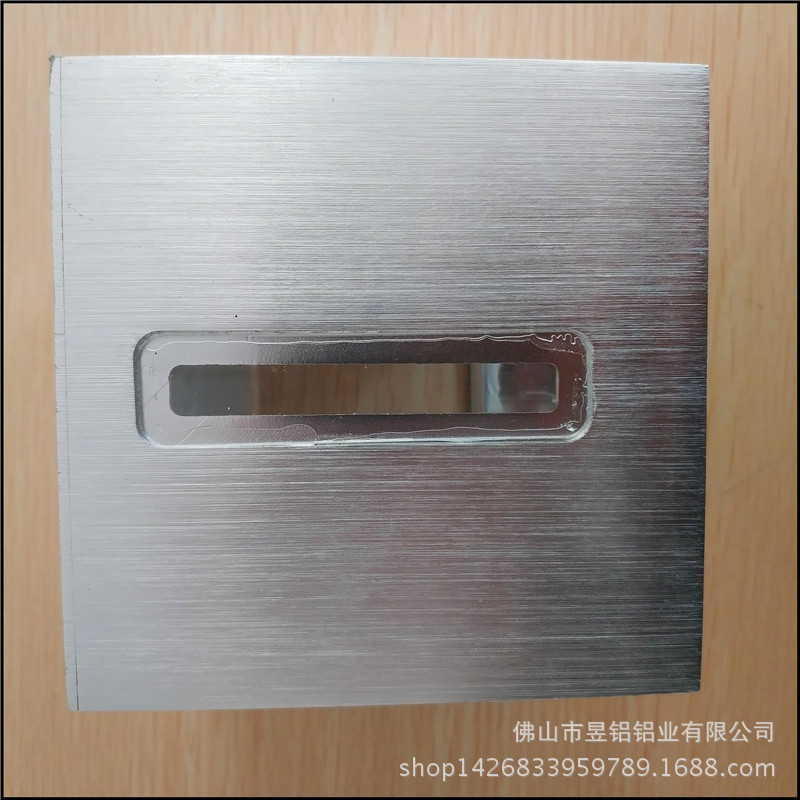 挤压异形铝板型材 6063多工头小工头挤压铝合金 CNC方盒铝合金