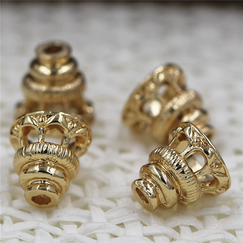 DIY ювелирные аксессуары литая медь цветок шляпа цветок держатель антикварная шпилька аксессуары для волос 7,5*7,5 10*10