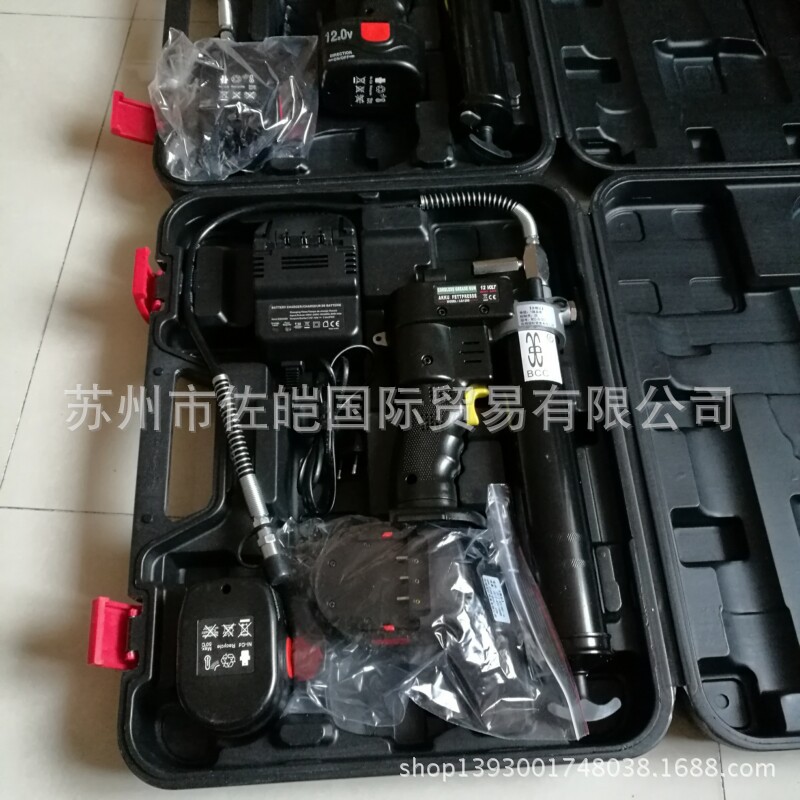 代理加盟吴先生BCC品牌耐用型14.4V电源手持式电动黄油枪 加油枪