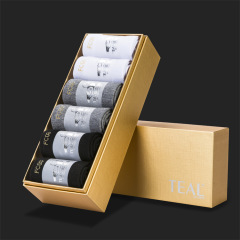 TEAL Antimicrobial Anti-Odor Socks, Warm and Thick Mid-Calf Men's Socks, Autumn/Winter Supply from Guangdong, China
