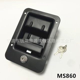 供应平面锁MS860工业柜锁发电机组门锁防爆柜面板锁