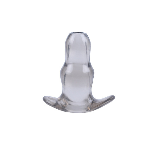 Soft plastic hollow anal plug, outdoor masturbation device, adult sex products, anal plug, back yard, male and female pleasure
