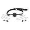Black solid mouth ball-needle buckle