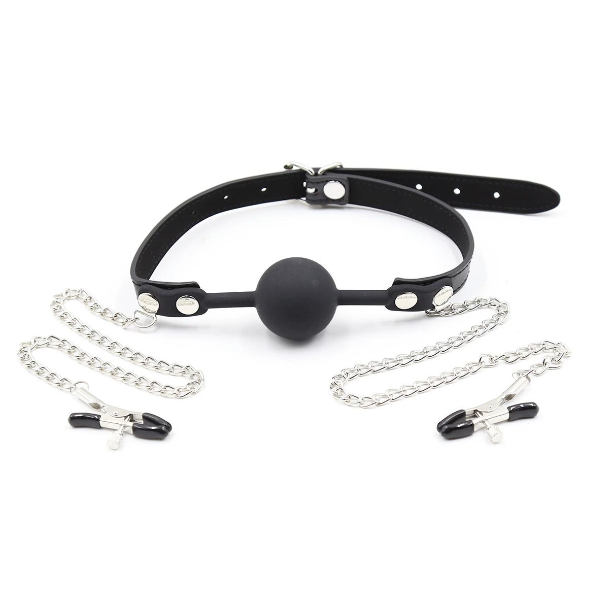 Кроссборс silicone oral ball sm fun парные секс-игрушки для рта дегустационные игрушки для взрослых, дропшиппинг