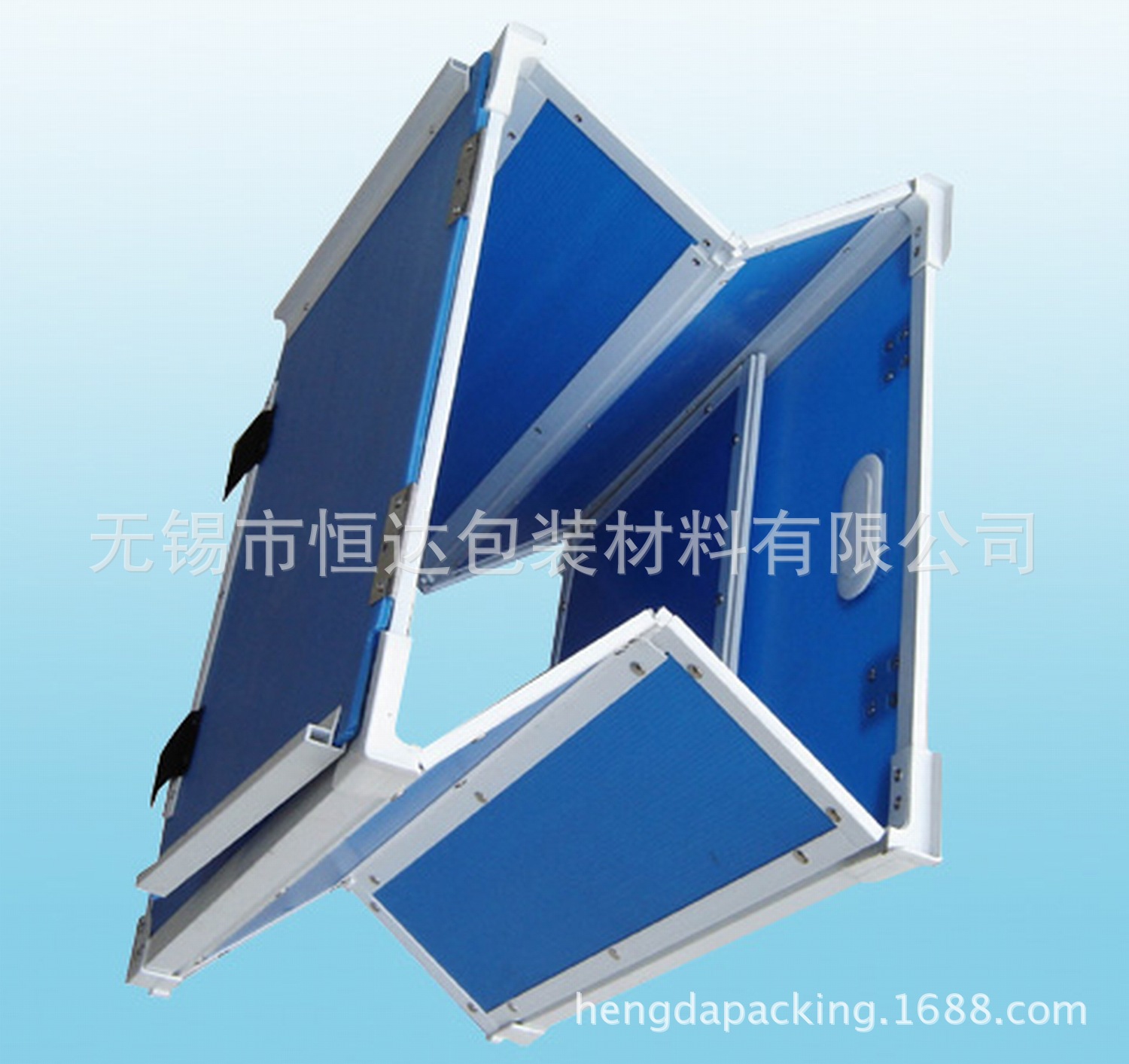 无锡厂家直供 PP塑料可折叠中空板周转箱