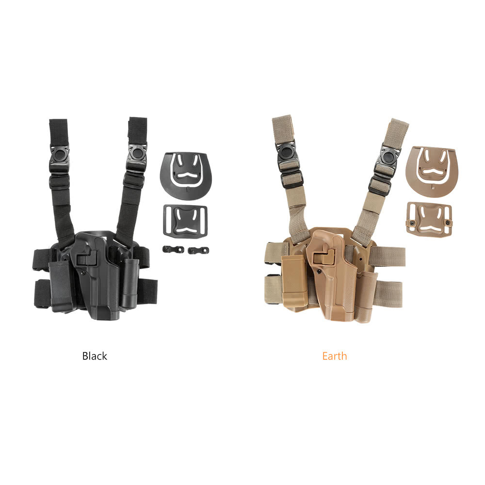 CQC funda de pierna funda de plástico funda táctica 1911 / M9 / g17 / P226 / USP funda de leg leg