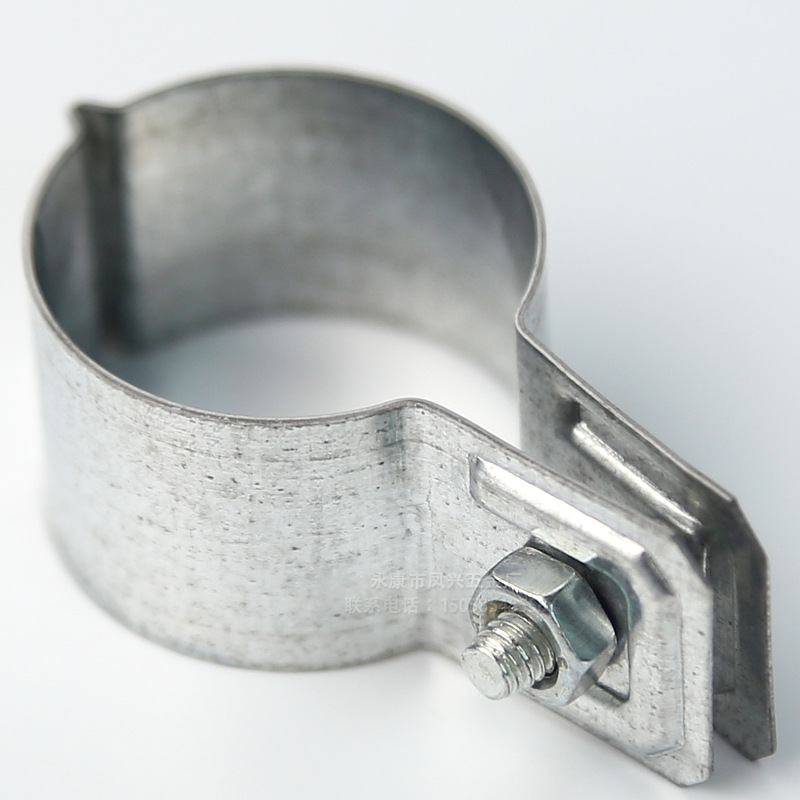 Supplying 20-50mm Iron Connection Card Metal Pipe Clamp Enhanced Galvanized Grounding card