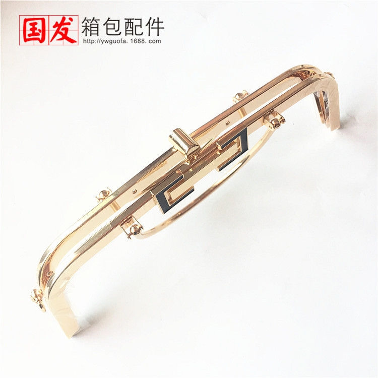 30cm sin agujeros de arco de oro sin agujeros de tornillo de hierro portátil de mano