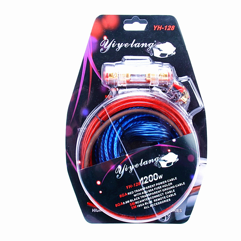 批发汽车低音炮套线 倚野狼功放保险线包C2 音响线材