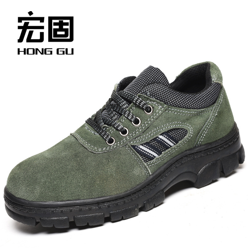 现货供应劳反绒劳保鞋安全鞋防护鞋防砸防刺耐酸碱 耐油厂家批发