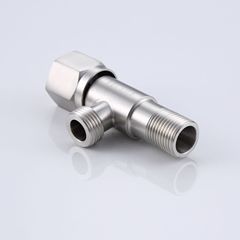 304不鏽鋼紅藍輪三角閥冷熱水大流量全銅進水止水閥廠家直銷