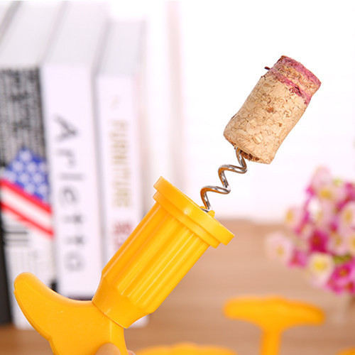 Creative multifunctional wine bottle opener wine corkscrew plastic bottle opener champagne wine opener manufacturer