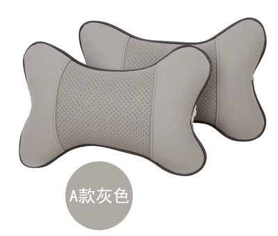 Headrest pair of car seat neck - gray-one-pack