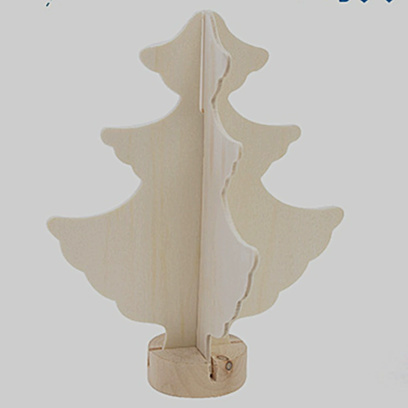 Детская Рождественская елка ручной работы своими руками Рождественский материал деревянный белый эмбрион Снежинка грязь детский сад мероприятия для родителей и детей