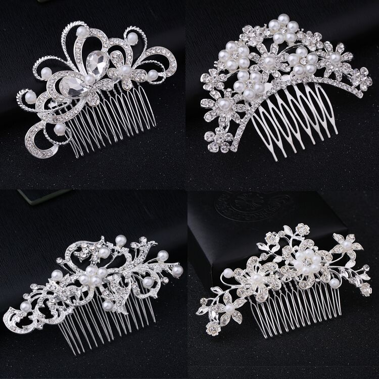 2021 New product five -petal flowers crystal hair accessories…