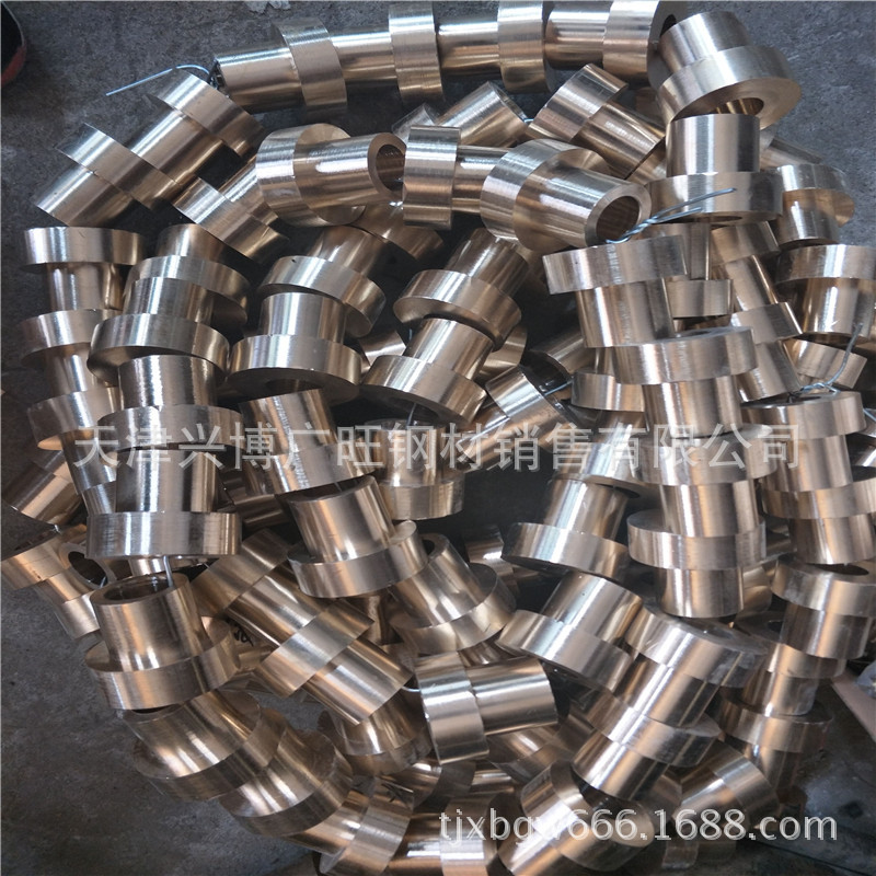 做黄铜套 铝青铜套 锡青铜套 空心铜套 法兰铜套制