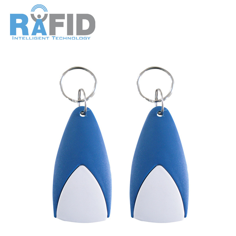 RFID新款彩色智能钥匙扣卡 IDIC卡 KF-15非接触射频门禁考勤卡