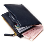 Бумажник, короткий кошелек для водительских прав с молнией
