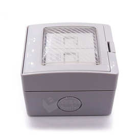 供应防水电脑网线插座 路由器网络设备插座 双位网线口防水插座