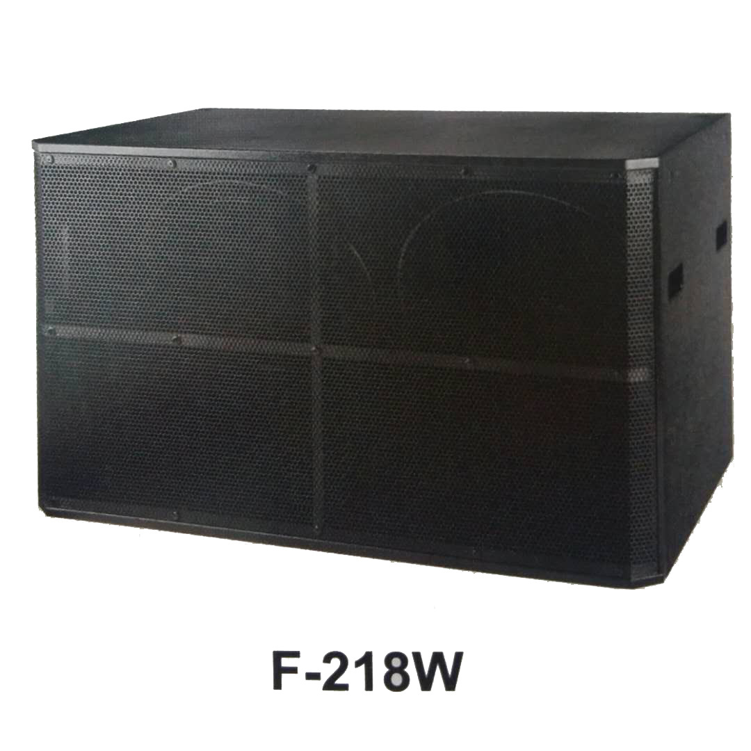 Venta directa de fábrica profesional equipo de audio F-218W doble 18 pulgadas Super Bass Barra de rendimiento de escenario altavoz de bajo