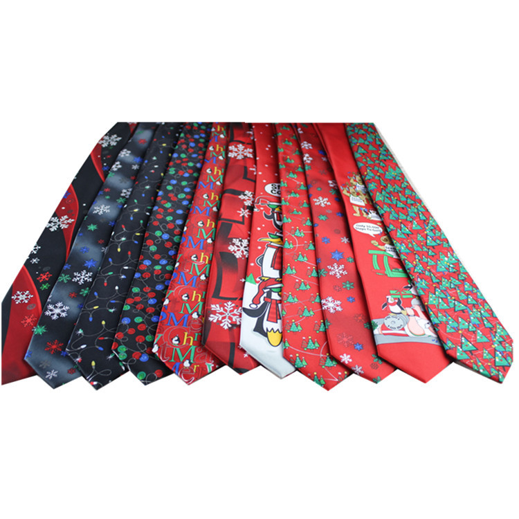 new pattern Print tie Christmas Halloween Funny Bowtie West style printing leisure time necktie goods in stock