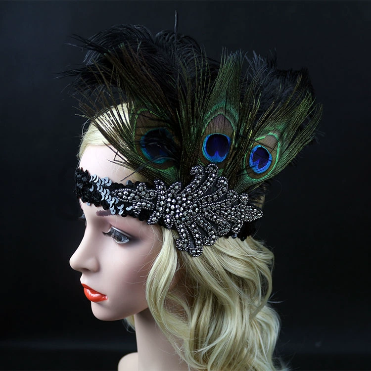 Headband, nail sequins, European style