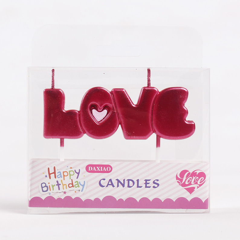 Fábrica caramelo cumpleaños carta tarjeta vela para hornear pastel creativo de dibujos animados cumpleaños corona libre de humo vela al por mayor