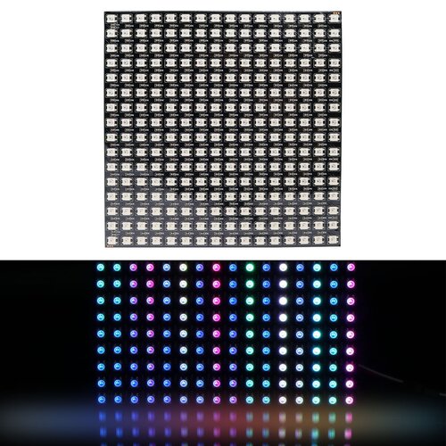 Flexible Full-color RGB Pixel Screen WS2812B SK6812 Matrix Display 8x32 16x16 8x8