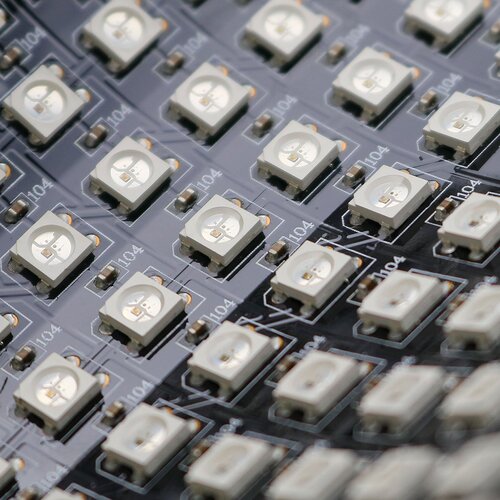 Flexible Full-color RGB Pixel Screen WS2812B SK6812 Matrix Display 8x32 16x16 8x8