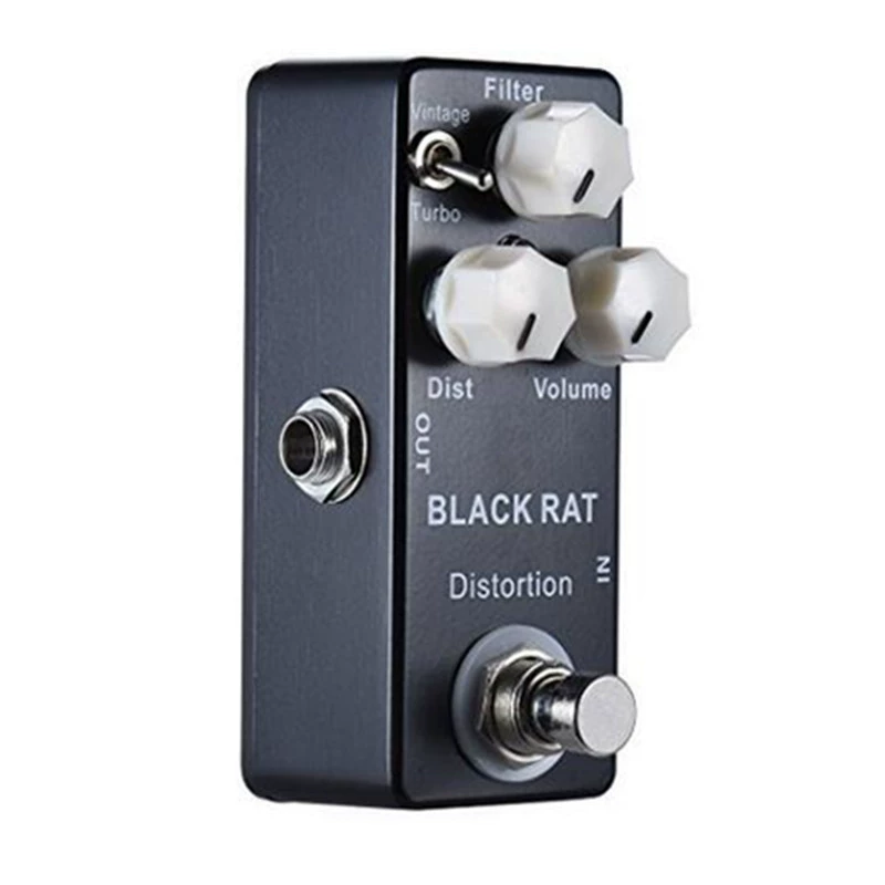MOSKYAUDIO Мини-гитарный эффектор Rat Distortion BLACK RAT Distortion