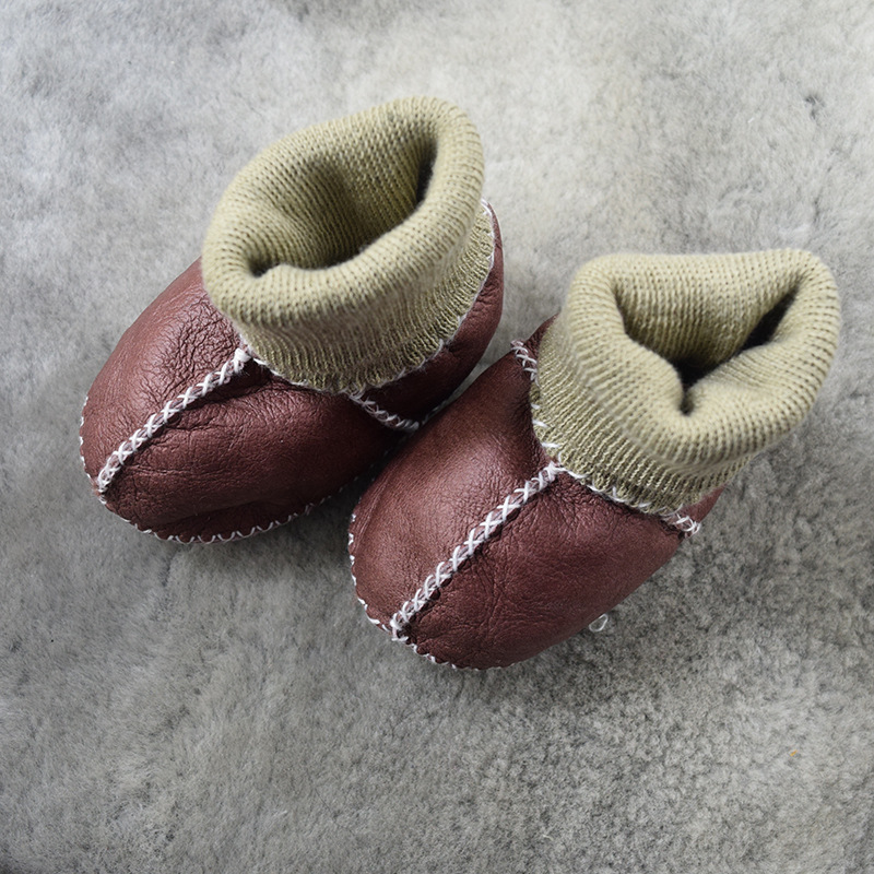 �ֹ�ͯЬ ��Ƥëһ����Ů�޿�ѥ���� ������ů������ƤӤ��Ь