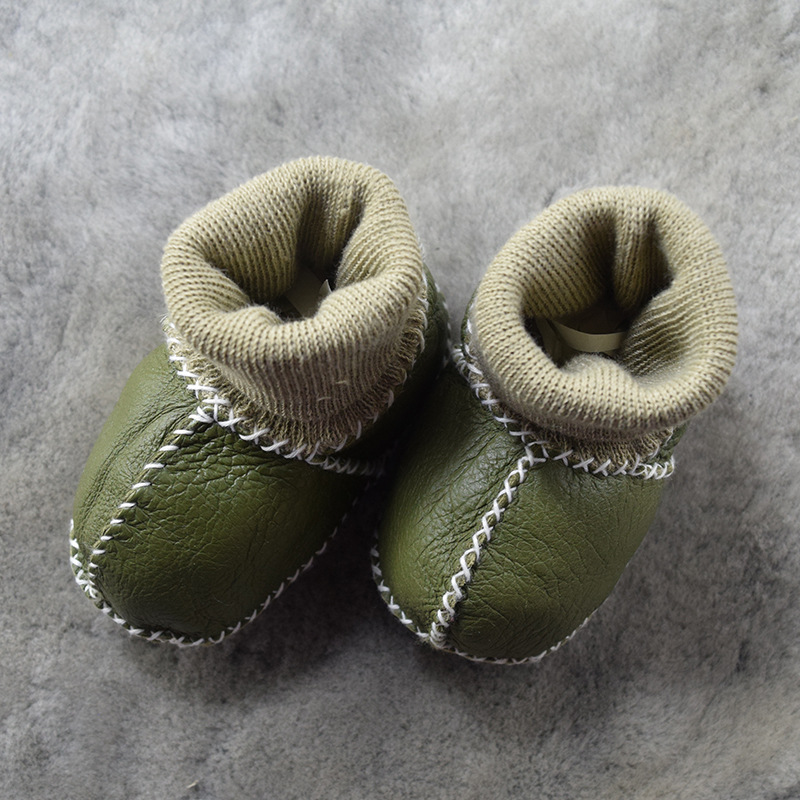 �ֹ�ͯЬ ��Ƥëһ����Ů�޿�ѥ���� ������ů������ƤӤ��Ь