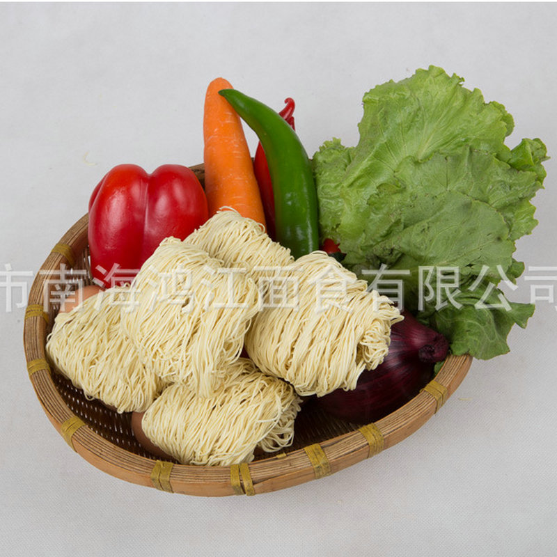 厂家出售 健康手工鸡蛋面条 4斤箱装皇廷蛋面 非油炸营养拉面