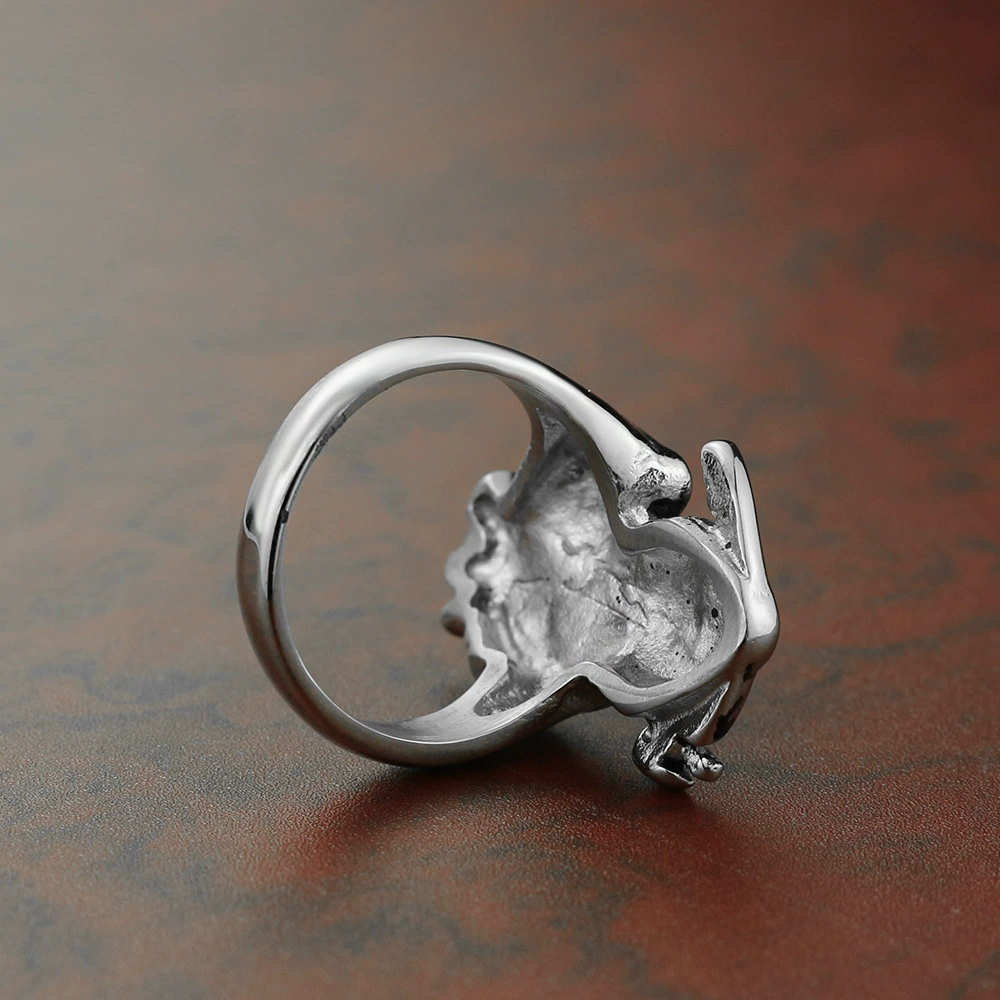 Accessory, men's ring stainless steel, Amazon, punk style